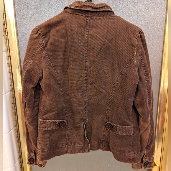 GAP Corduroy Style Brown Jacket Sz 6 - Picture 2 of 5